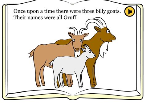 The Story Of The Three Billy Goats Gruff Printable